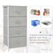 Cajonera MDF, acero, textil no tejido HOMCOM Cajonera MDF, acero, textil no tejido HOMCOM Blanco