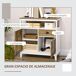 Armario de Salón HOMCOM, hogar - cocina Armario de Salón HOMCOM, hogar - cocina Gris
