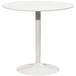 Mesa de Comedor MDF, Acero HOMCOM 80x80 Mesa de Comedor MDF, Acero HOMCOM 80x80 Blanco