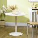 Mesa de Comedor MDF, Acero HOMCOM 80x80 Mesa de Comedor MDF, Acero HOMCOM 80x80 Blanco