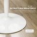 Mesa de Comedor MDF, Acero HOMCOM 80x80 Mesa de Comedor MDF, Acero HOMCOM 80x80 Blanco