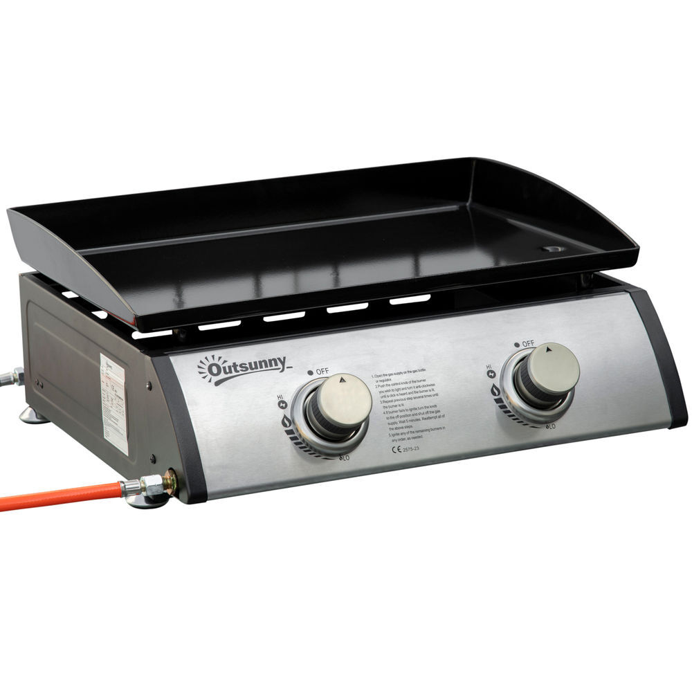 Plancha de Ga Acero Inoxidable, Metal Outsunny