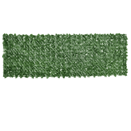 Outsunny Vedação Artificial em Rolo 3m Vedação de Privacidade para Balcão Jardim Exterior Planta Decorativa de Parede PE Verde