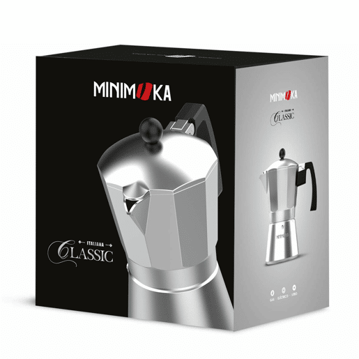 Cafeteira Italiana Taurus KCP9009 9T MINI MOKA Prateado Alumínio (9 Copos)