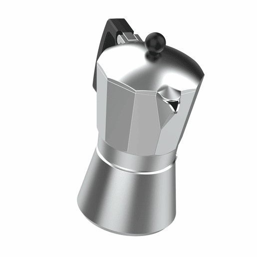 Cafeteira Italiana Taurus KCP9006 6T MINI MOKA Prateado Alumínio (6 Copos)