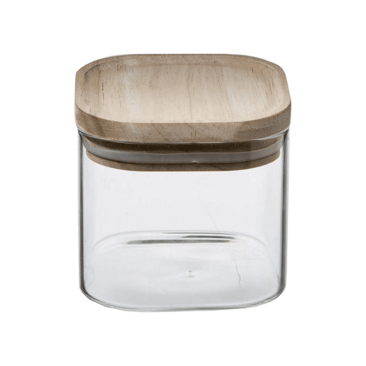 Conjunto de 3 Potes Secret de Gourmet Empilhável Transparente Vidro