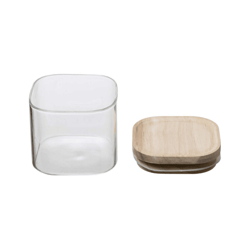 Conjunto de 3 Potes Secret de Gourmet Empilhável Transparente Vidro