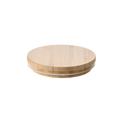 Conjunto de 3 Potes San Ignacio Cristal Transparente Bambu Conjunto de 3 Potes San Ignacio Cristal Transparente Bambu