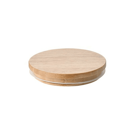 Conjunto de 3 Potes San Ignacio Cristal Transparente Bambu Conjunto de 3 Potes San Ignacio Cristal Transparente Bambu