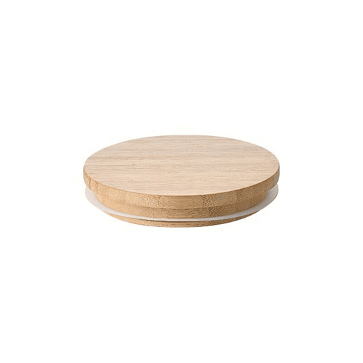 Conjunto de 3 Potes San Ignacio Cristal Transparente Bambu Conjunto de 3 Potes San Ignacio Cristal Transparente Bambu