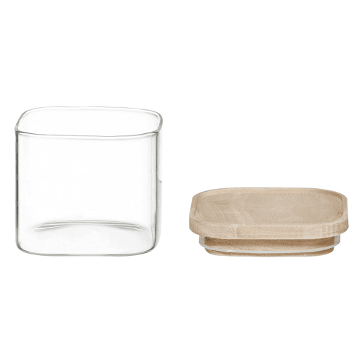 Conjunto de 4 Potes Secret de Gourmet Cozinha Empilhável Vidro