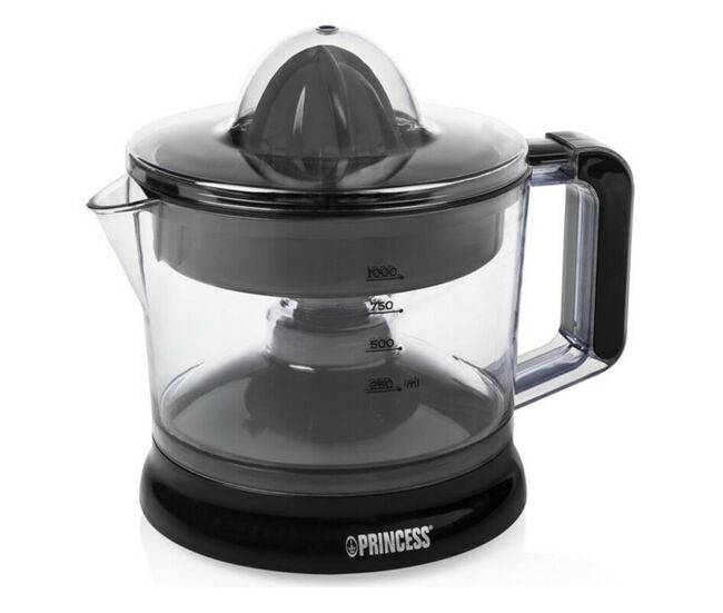 Exprimidor eléctrico princess 201004 negro plástico (1 l)