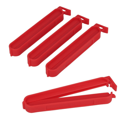 Molas para Fechar Sacos Metaltex Grande Verde Polipropileno (4 Peças)