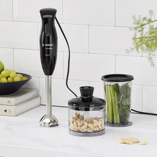 Conjunto de Varinha Mágica BOSCH MSM2620B CleverMixx Preto 600 W
