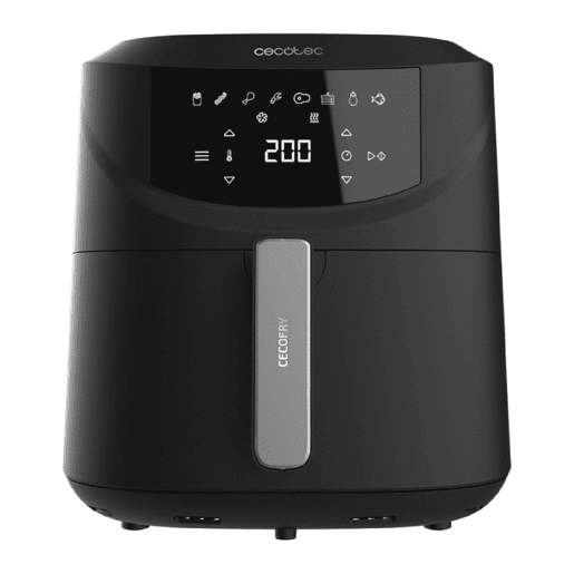 Cecotec Fritadeira dietética digital e compacta sem óleo de 7.6 L de capacidade, com tecnologia PerfectCook. Cecotec Fritadeira dietética digital e compacta sem óleo de 7.6 L de capacidade, com tecnologia PerfectCook.