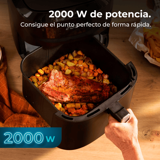 Cecotec Fritadeira dietética digital e compacta sem óleo de 7.6 L de capacidade, com tecnologia PerfectCook. Cecotec Fritadeira dietética digital e compacta sem óleo de 7.6 L de capacidade, com tecnologia PerfectCook.