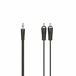 Cable Audio Jack a 2 RCA 00205110 Cable Audio Jack a 2 RCA 00205110 Negro