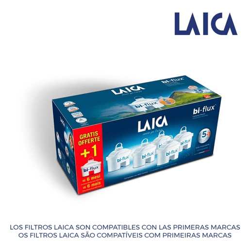 Filtro para Caneca Filtrante LAICA Pack (6 Unidades)