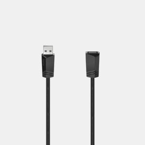 Cabo Alargador USB Hama 00200619 1,5 m Preto
