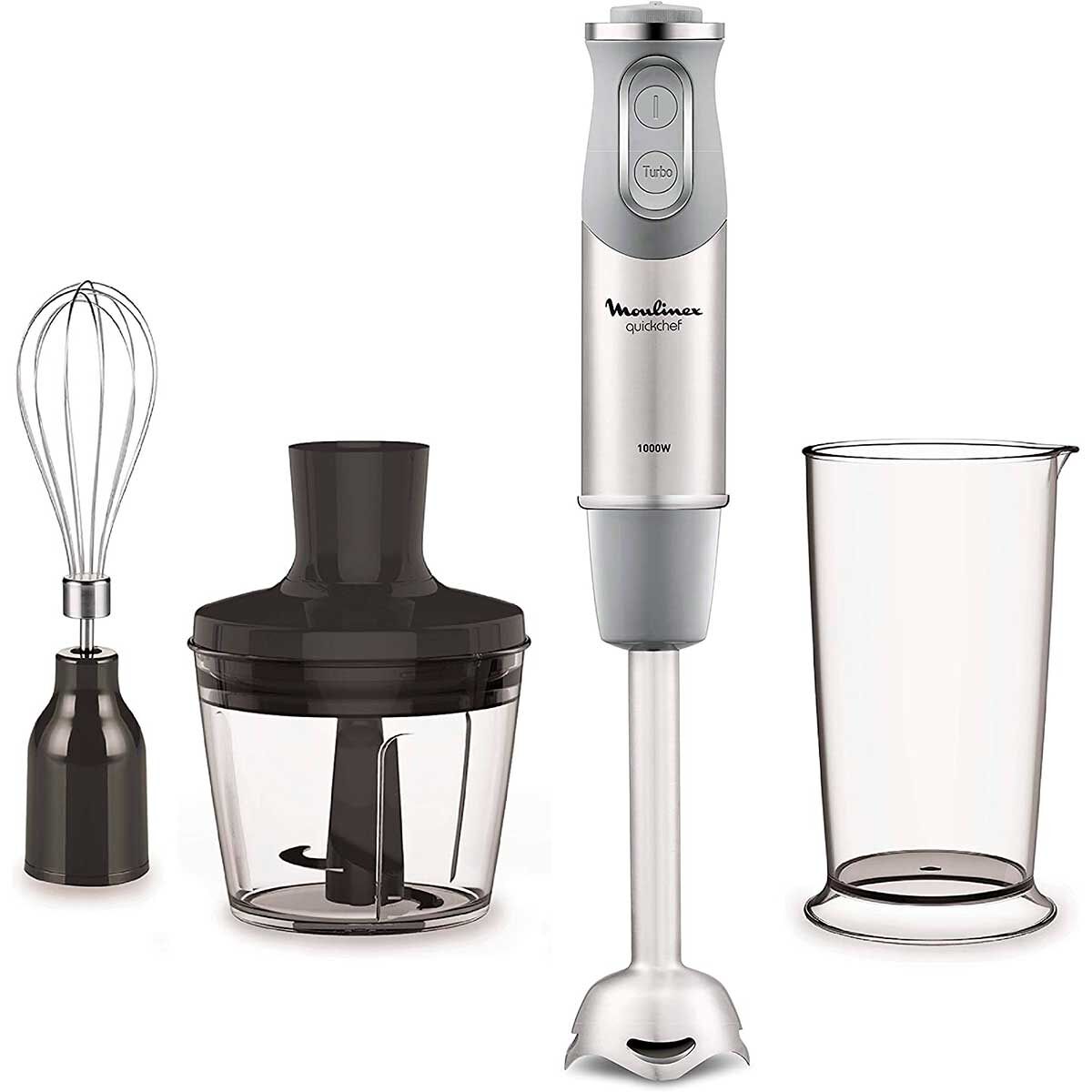 Batidora de mano Mouline Quickchef DD655D10 1000W con accesorios