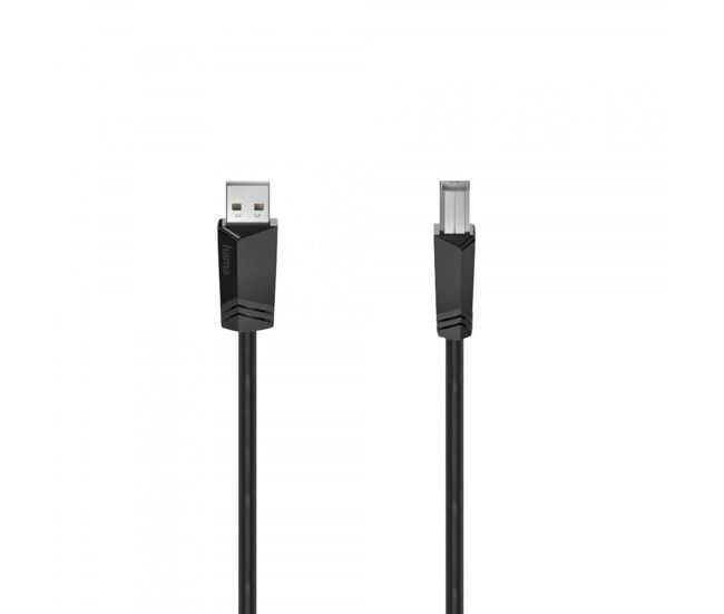 Cable usb 2.0 a a usb b hama 00200602 1,5 m negro