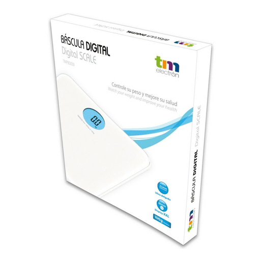 Balança digital para casa de banho TM Electron Branco