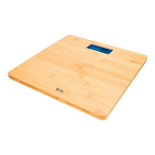 Balança digital para casa de banho TM Electron Castanho Bambu Balança digital para casa de banho TM Electron Castanho Bambu