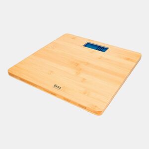 Balança digital para casa de banho TM Electron Castanho Bambu