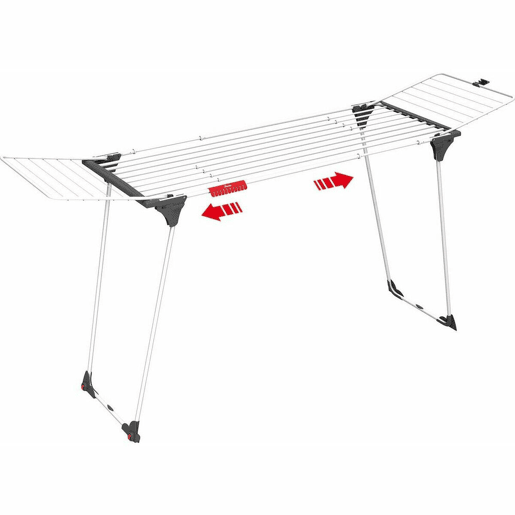 Estendal Vileda Infinity Extensível Alumínio Branco (257 x 57 x 100 cm)
