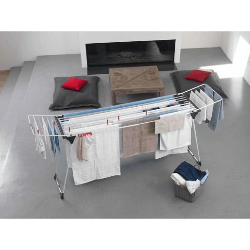 Estendal Vileda Infinity Extensível Alumínio Branco (257 x 57 x 100 cm)