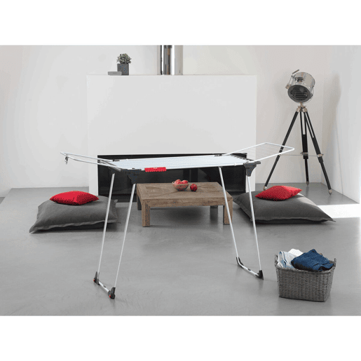 Estendal Vileda Infinity Extensível Alumínio Branco (257 x 57 x 100 cm)