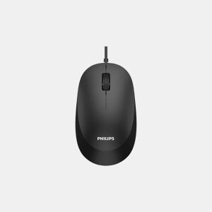 Rato com cabo e Sensor ótico Philips SPK7207BL00 1200 DPI