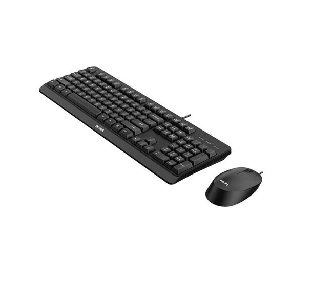 Teclado y ratón philips spt6207bl/16 qwerty español