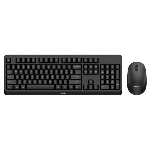 Teclado e Rato sem Fios Philips SPT6307BL16 Qwerty espanhol Teclado e Rato sem Fios Philips SPT6307BL16 Qwerty espanhol