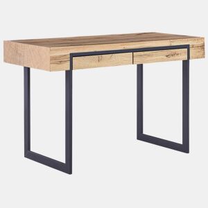 Secretária VIDA Castanho claro 120 cm 55 cm com arrumação