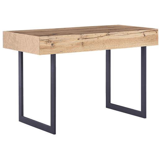Secretária VIDA Castanho claro 120 cm 55 cm com arrumação