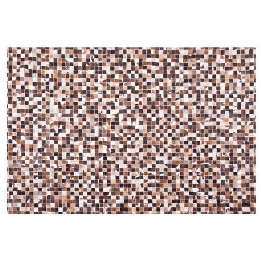 Tapete KONYA Castanho 160 x 230 cm Pele