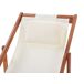 Beliani Tumbona AVELLINO Beliani Tumbona AVELLINO Blanco/ Beige
