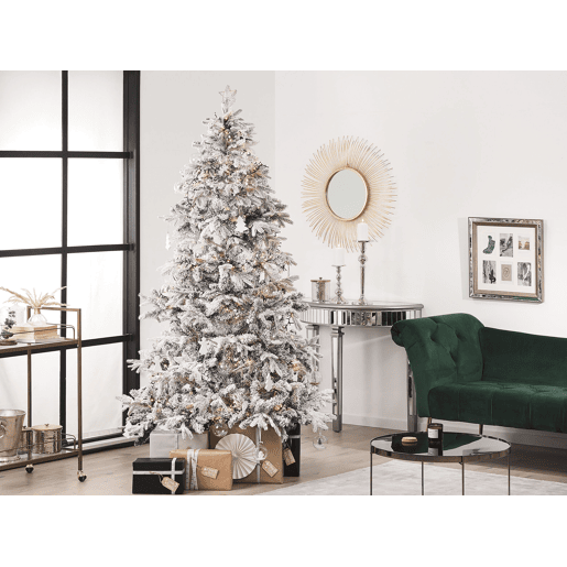 Árvore de Natal artificial com neve TOMICHI 210 cm Branco