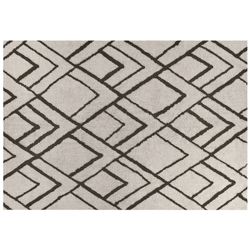 Tapete YESILKOY Verde escuro 160 x 230 cm Algodão