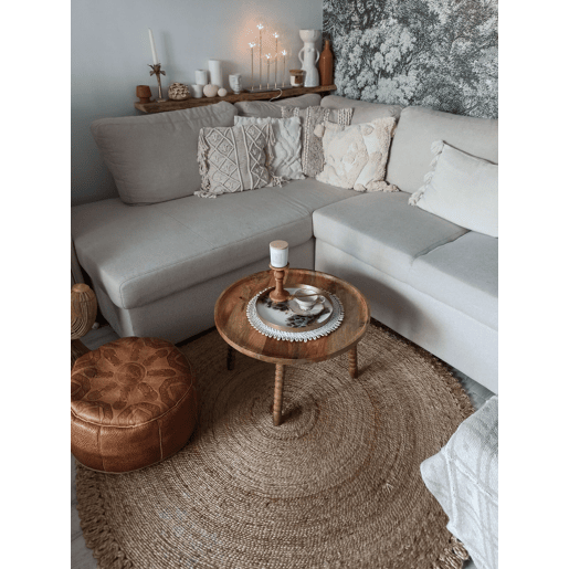 Tapete ERENCE Creme ø 140 cm