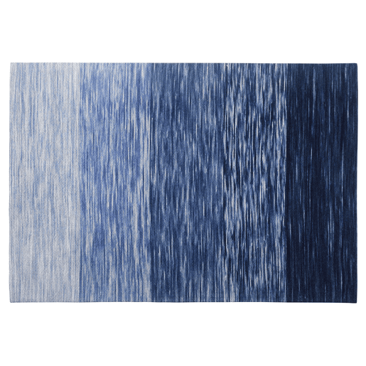 Tapete KAPAKLI Azul 140 x 200 cm Lã