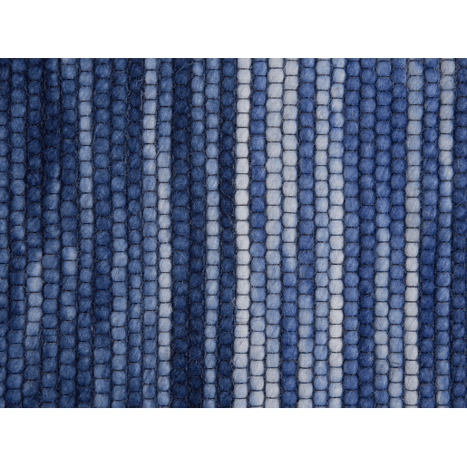Tapete KAPAKLI Azul 140 x 200 cm Lã