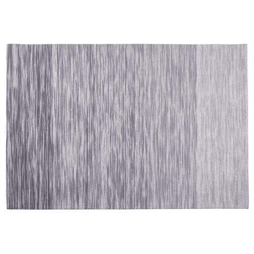 Tapete KAPAKLI Cinzento 140 x 200 cm Lã