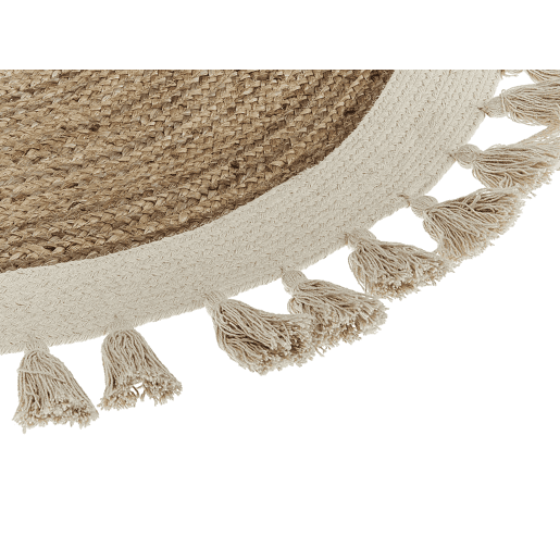 Tapete SAMSUN Creme ø 120 cm Juta