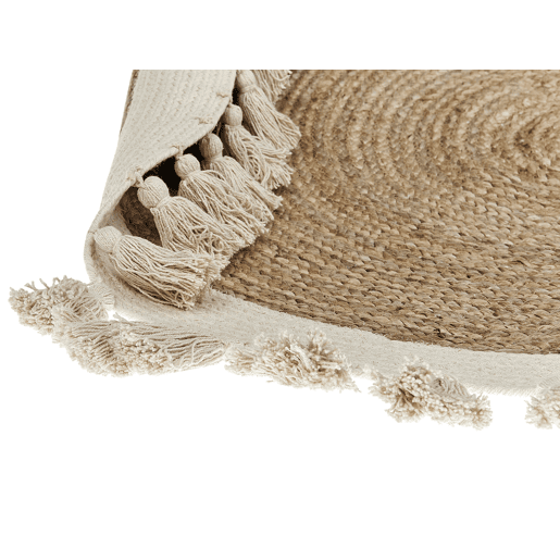Tapete SAMSUN Creme ø 120 cm Juta