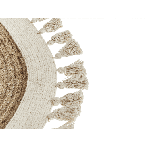 Tapete SAMSUN Creme ø 120 cm Juta