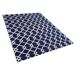 Beliani De pelo corto SERRES 140x200 Beliani De pelo corto SERRES 140x200 Azul Marino