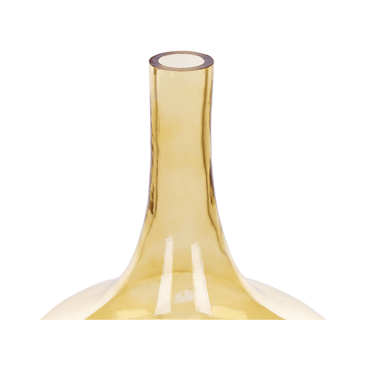 Jarro decorativo PANEER Vidro 30 cm Amarelo
