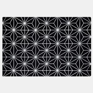 Tapete SIBEL Preto 160 x 230 cm Viscose